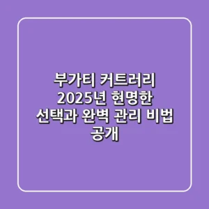 부가티 커트러리, 2025년 현명한 선택과 완벽 관리 비법 공개!