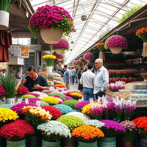 초보도 꽃 전문가처럼! 부산 자유시장 꽃 고르는 꿀팁