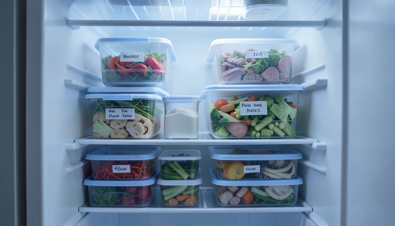 효율적인 냉동고 공간 활용: 용기와 시스템의 힘